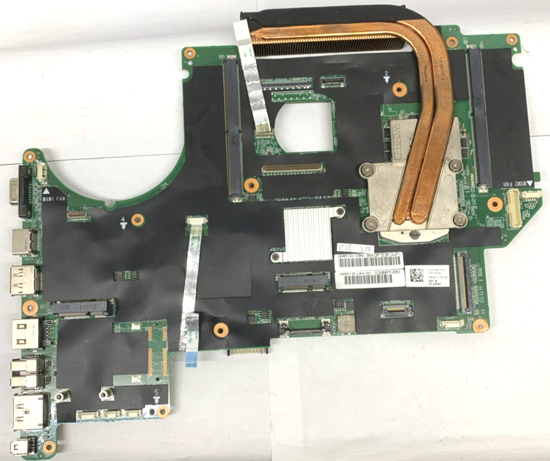 For DELL Alienware M17X R2 Laptop Motherboard CN-014M8C 014M8C 14M8C DDR3