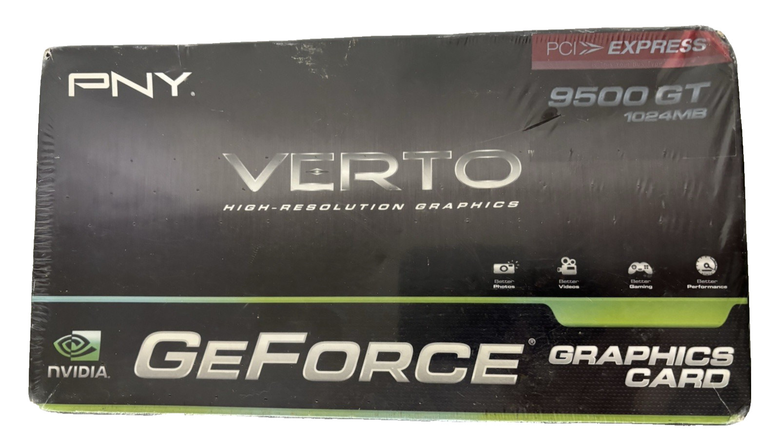 NEW PNY NVIDIA GeForce VERTO PCI Express 9500 GT 1024MB Graphics Card - Sealed