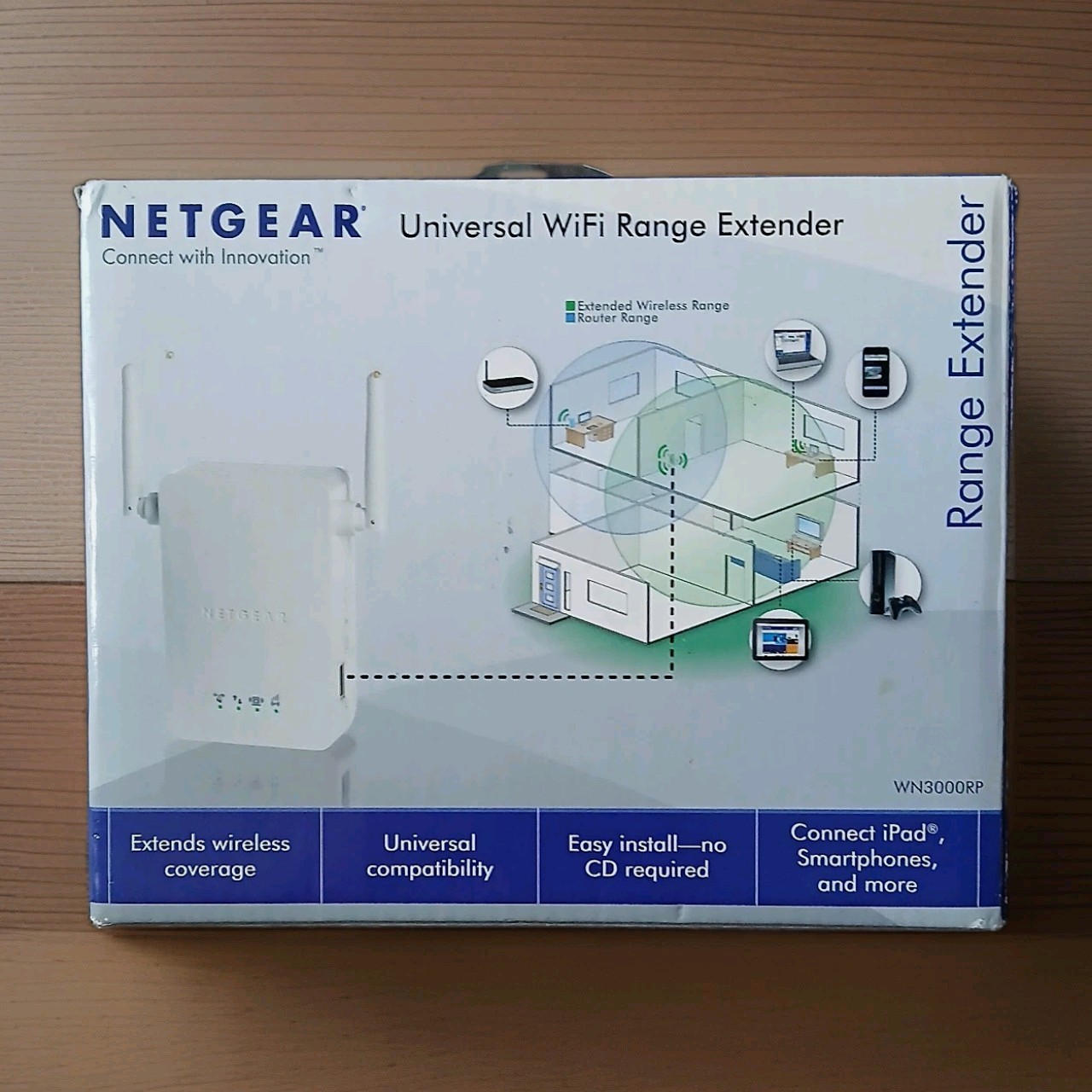 NETGEAR Universal WiFi Range Extender WN3000RP Wall Plug-in Wireless