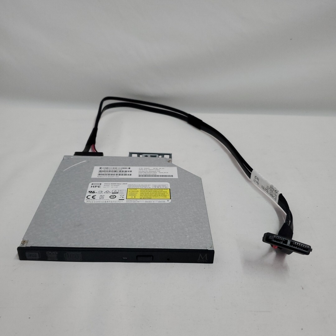 HPE 652297-001 DVD-RW Server SATA 9,5mm HPE 700577 w/ SATA/Power Cable 