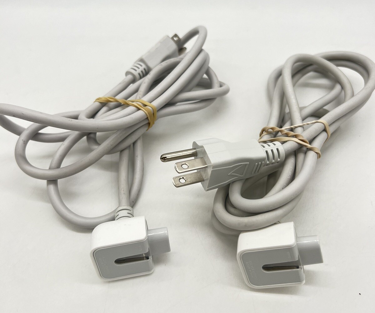 Volex APC7Q Apple Macbook Power Adapter Extension Cord E62405SP 2.5A 125V Lot 2