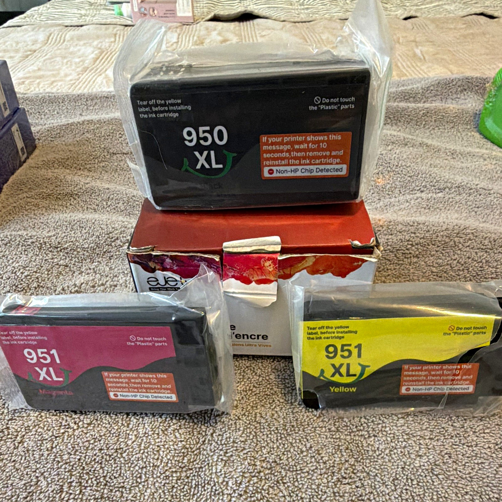 ejet Compatible HP Inkjet Cartridges 950XL 951XL Black Magenta Yellow