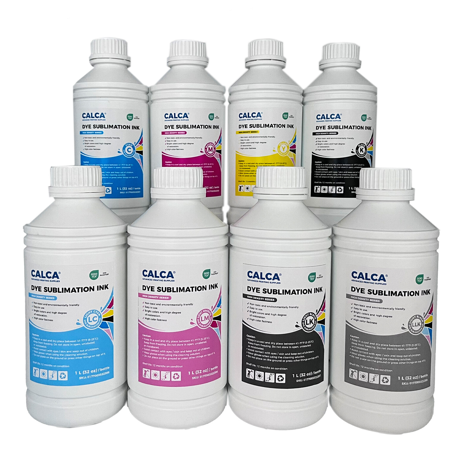 CALCA High Density Series Dye Sublimation Inks 1L for Printheads