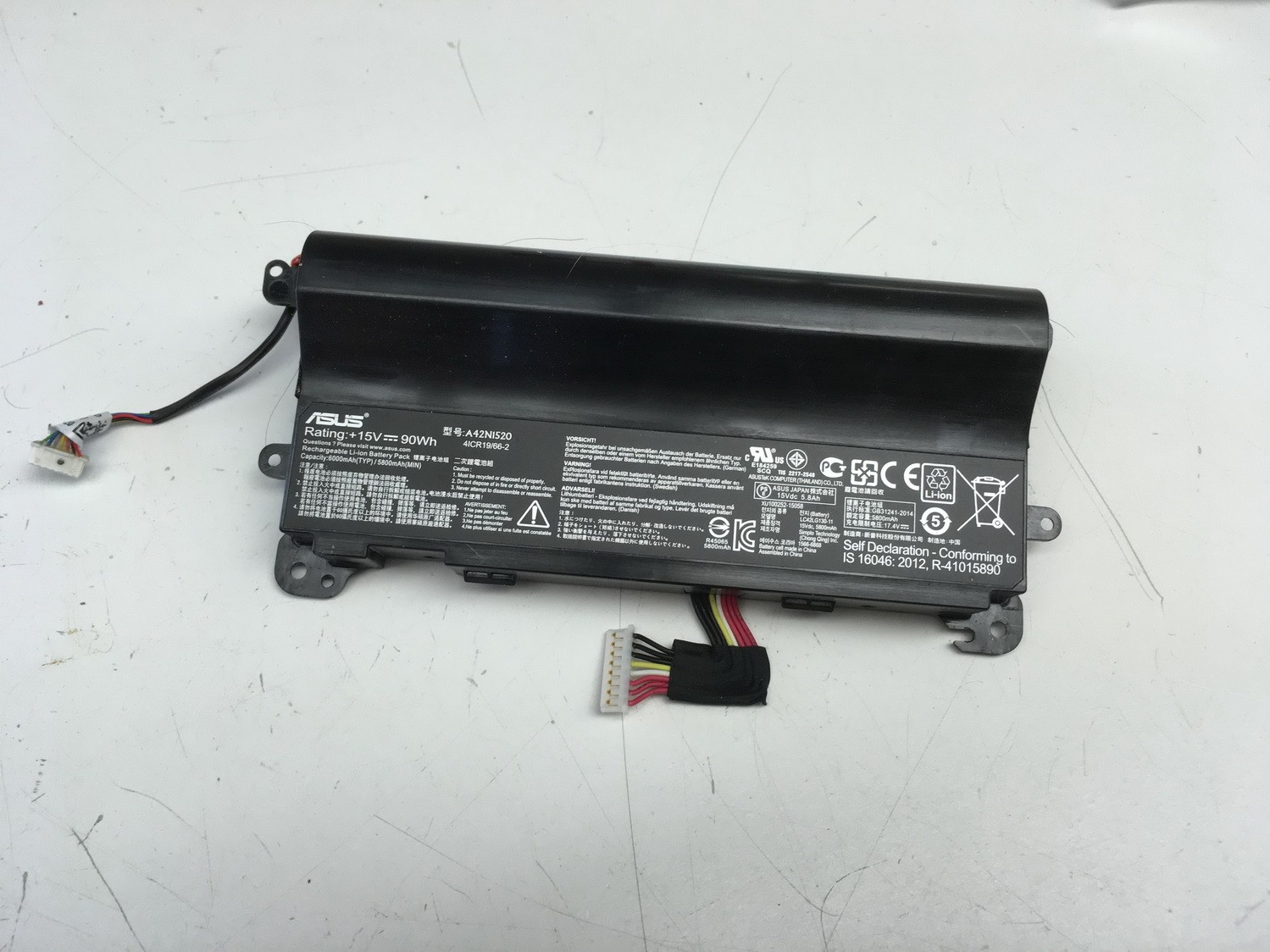 Genuine Asus ROG G752VY Series 17.3" Laptop Battery 15V 90Wh 5800mAh A42N1520