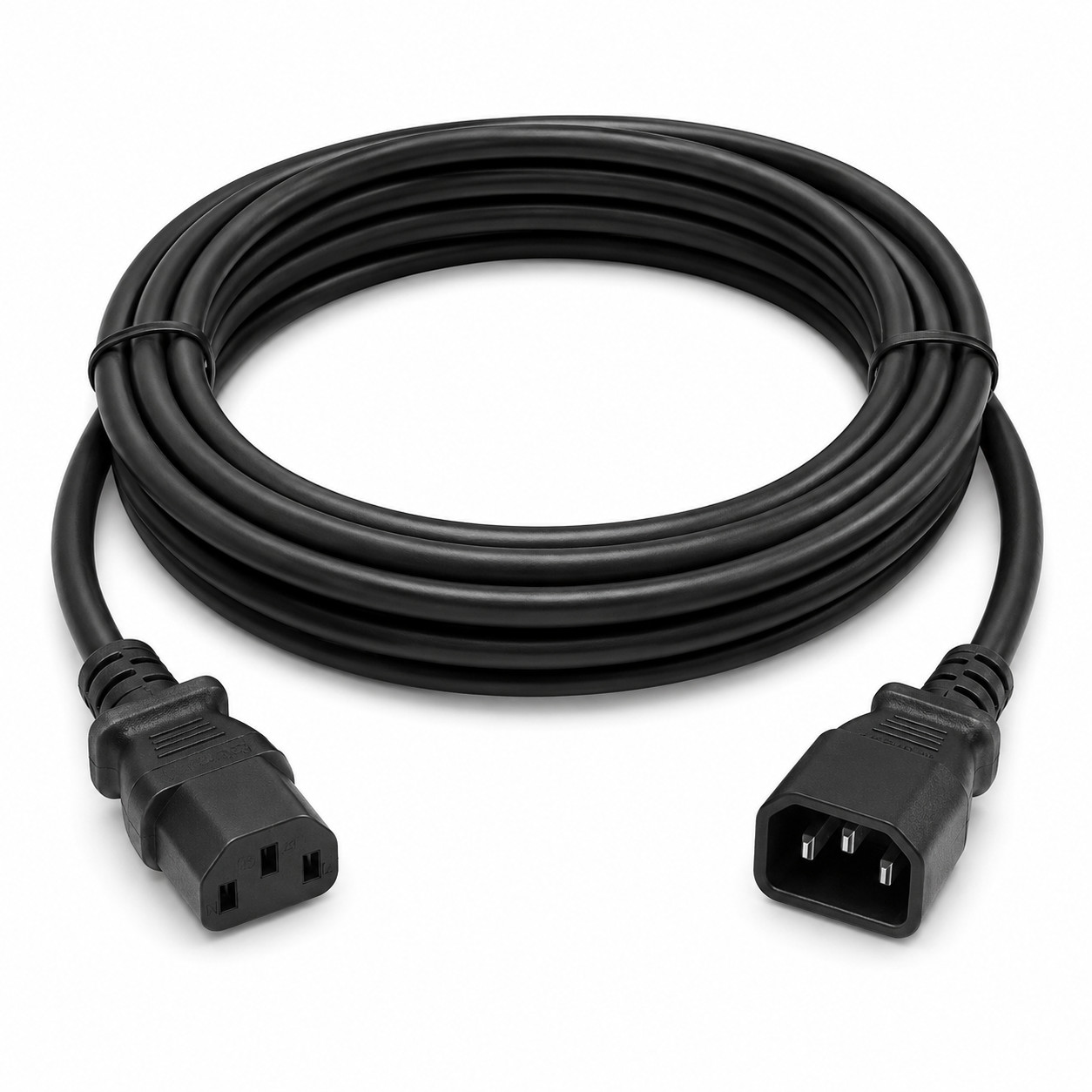 14 AWG Power Extension Cord (IEC320 C13 to IEC320 C14) - 1/2/3/4/5/6/7/8/10/15ft