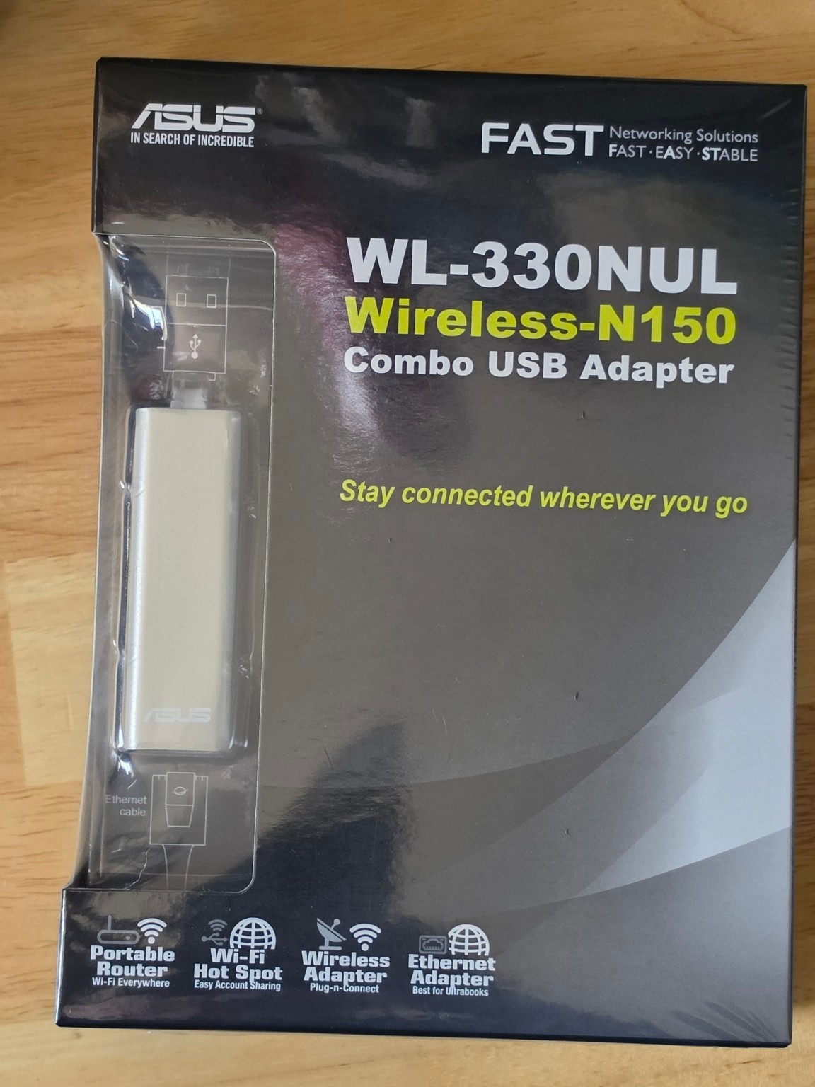 10-Pack ASUS WL-330NUL N150 Travel Routers USB WiFi Ethernet Adapters New Sealed