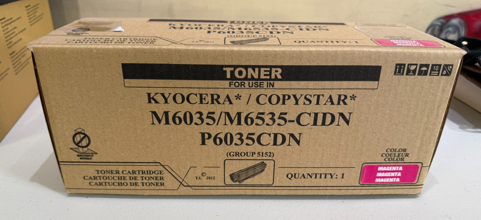 Kyocera Copystar Ecosys M6035/M6535 CIDN P6035CDN Magenta toner Group 5152M