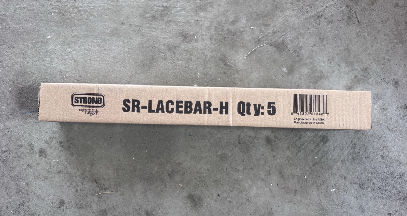 Strong SR-LACEBAR-H Horizontal Rack Lacing Bar Cable Management 5-Pack