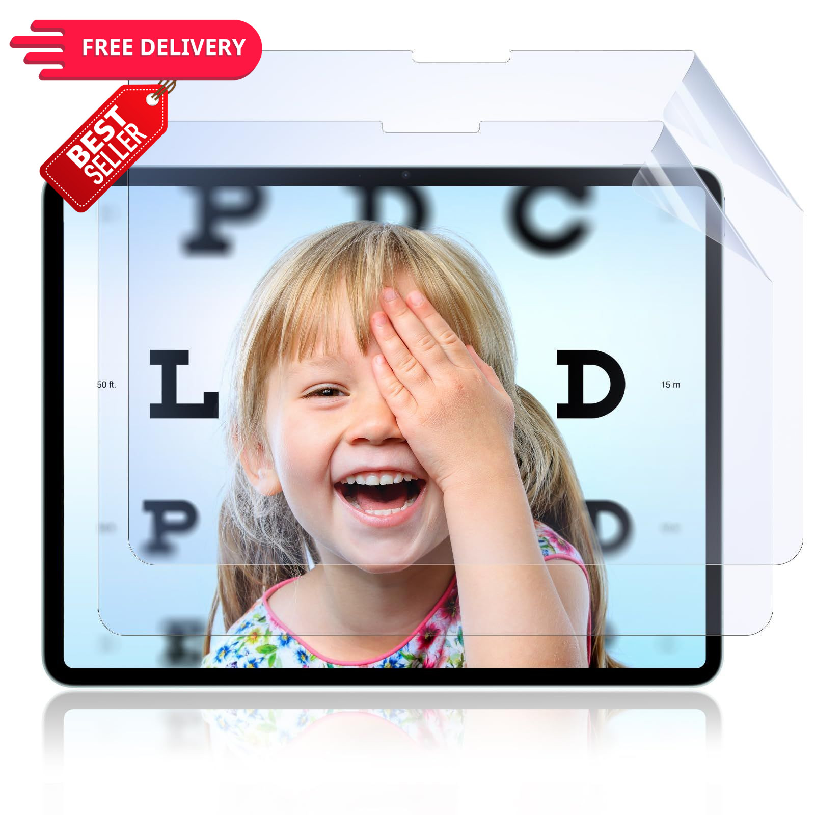IPROKKO 2 Pack Blue Light Screen Protector For A-iPad Pro 13" 2024-2025,