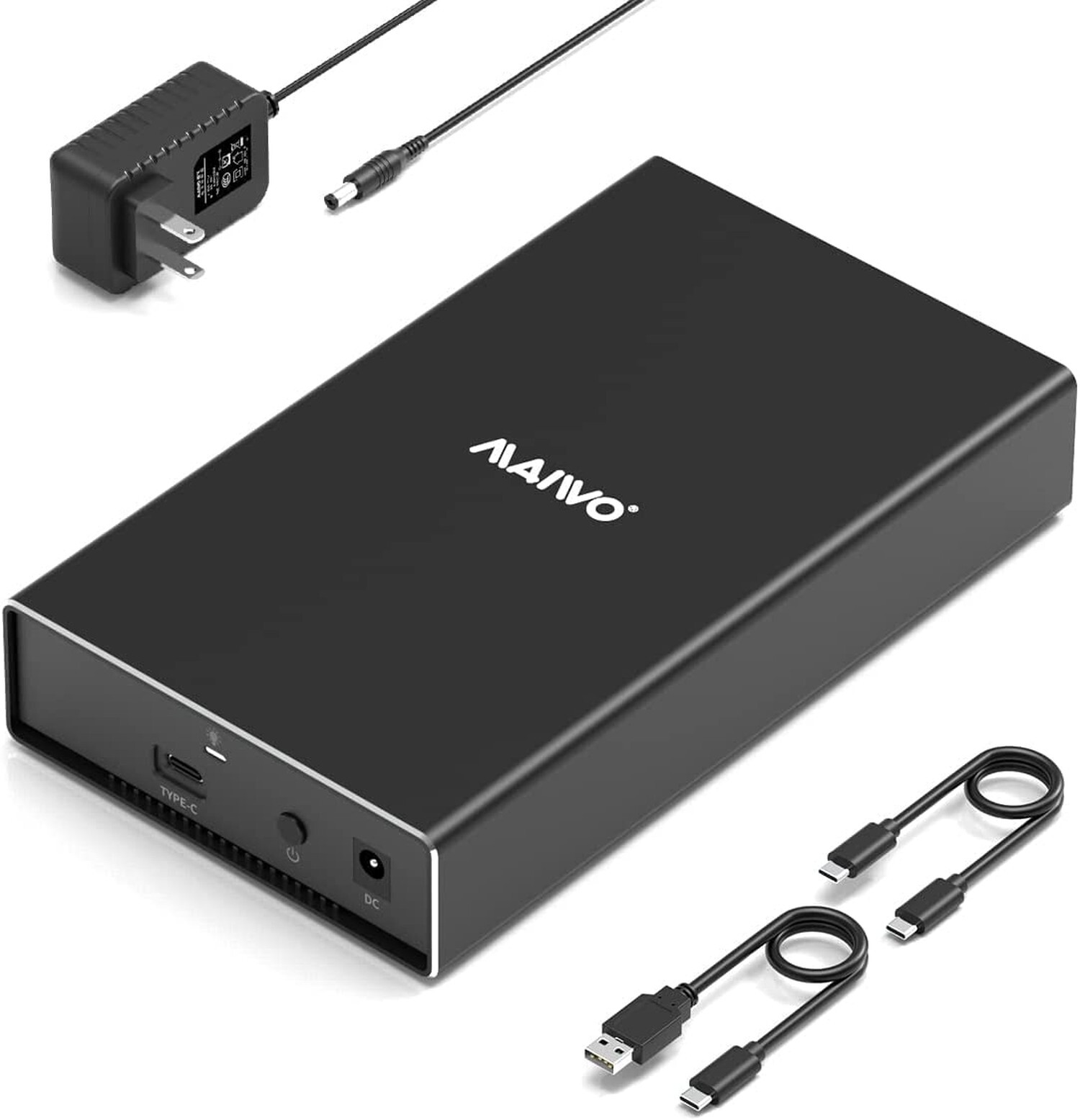 MAIWO External SAS Enclosure,SAS/SATA Hard Drive Enclosure for 2.5/3.5 inch S...