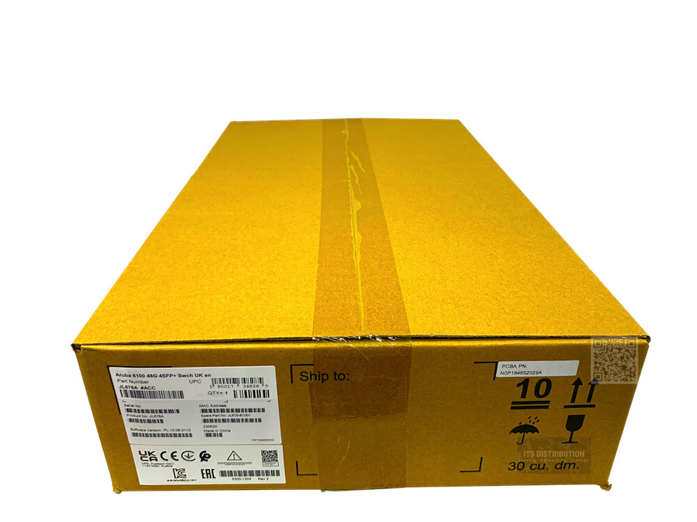 JL676A I HPE Aruba 6100 48G 4SFP+ Networking Switch BRAND NEW SEALED