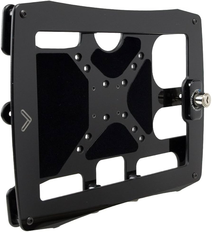 Universal 10” Tablet Anti-Theft Security Enclosure Case, Lockable, Stand Mount