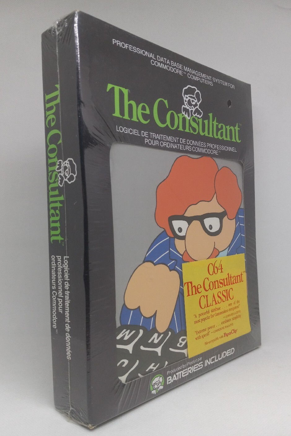 Commodore 64 The Consultant Database Data Base Management Program 1983 Brand New