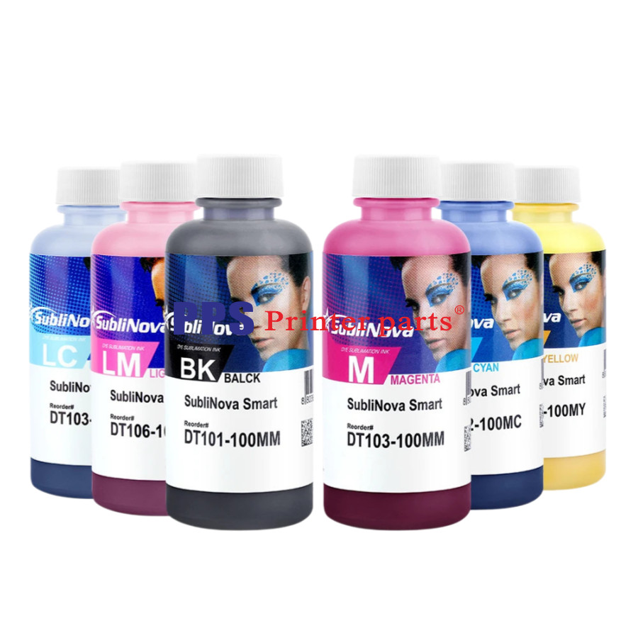 100ml*6 color Inktec Sublinova Smart Sublimation Ink Fit Epson DX4-DX8 Printhead