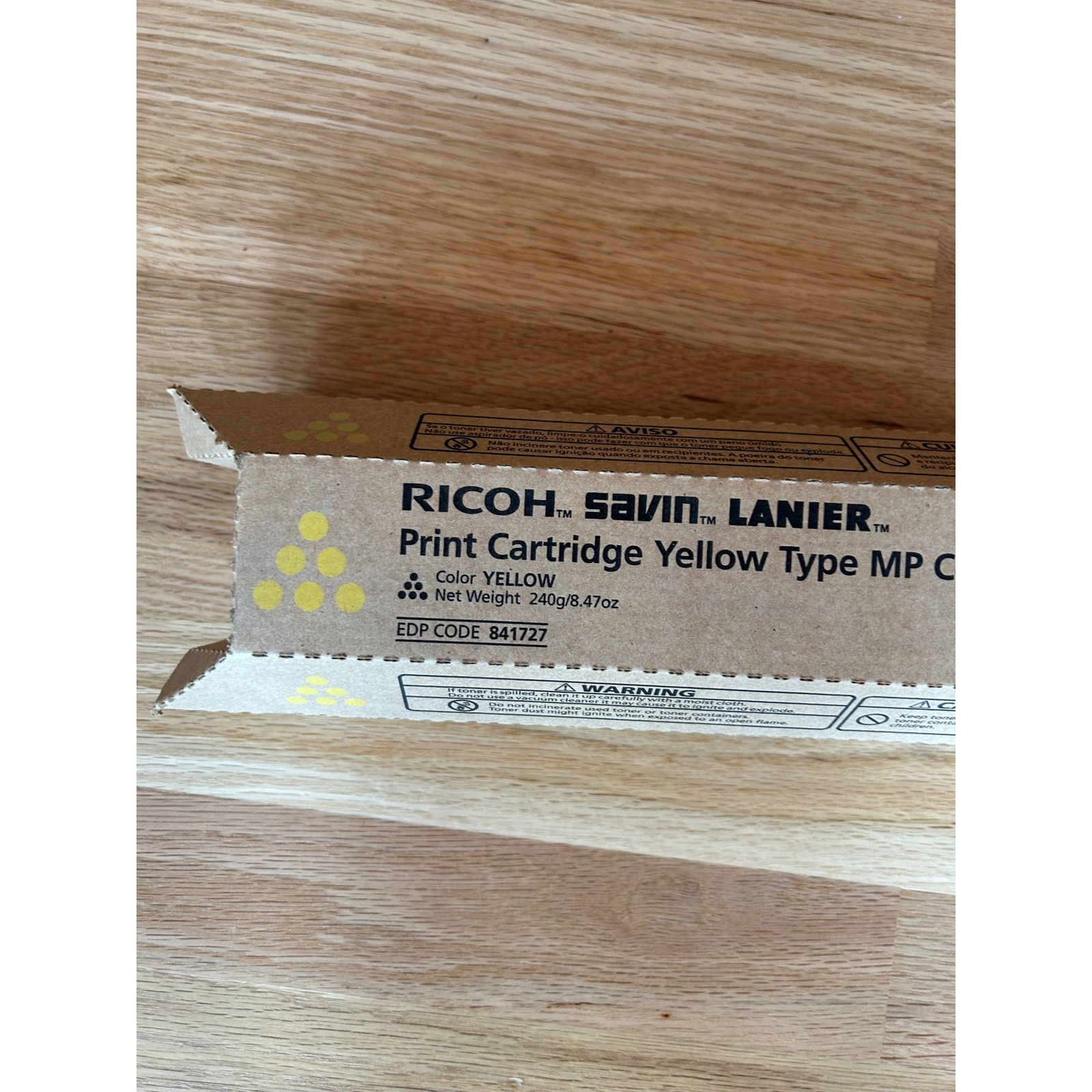 Ricoh Print Cartridge Yellow Type MP C400/C240/LD140C 240g Professional 841727