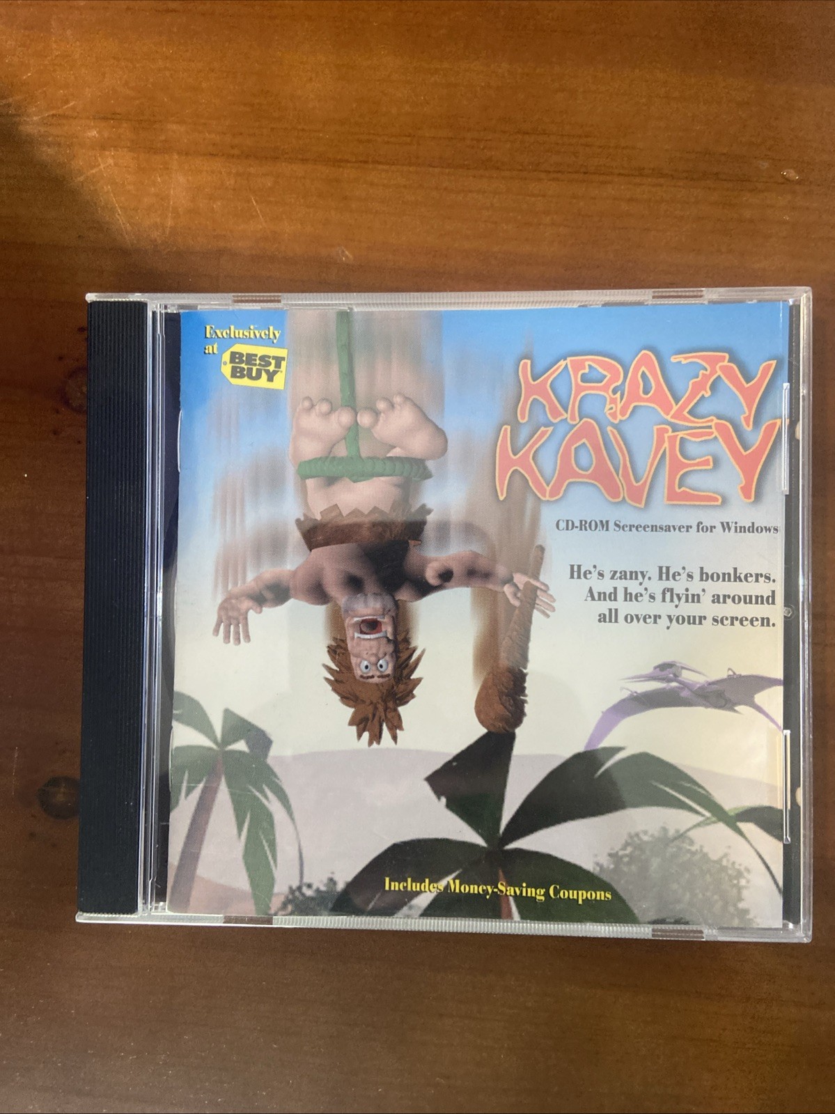 Krazy Kavey CD Rom Screen Saver Windows Best Buy Exclusive 1996 A4