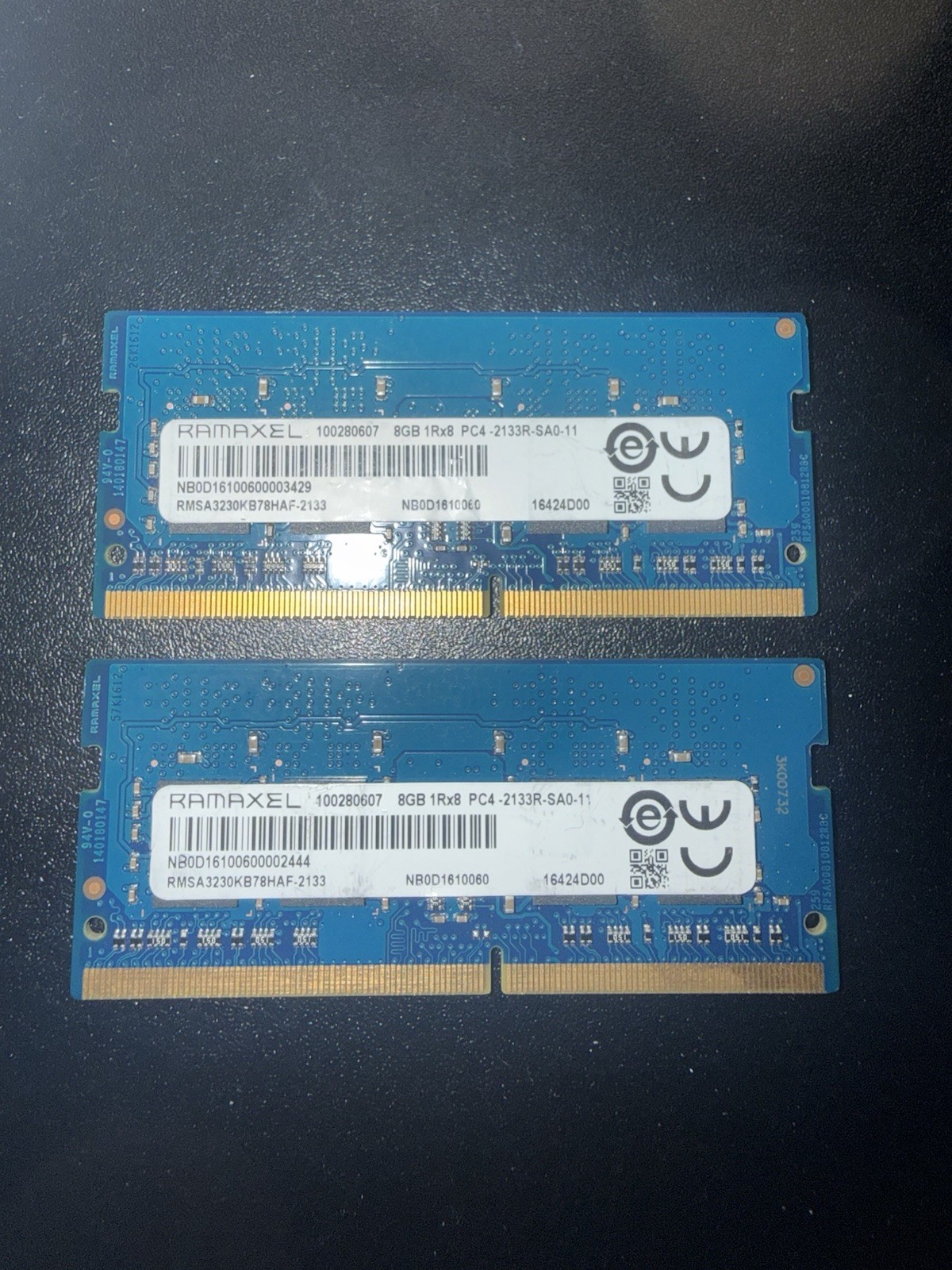 RAMAXEL 8GB DDR4 1RX8 PC4-2666V Laptop RAM RMSA3260NA78HAF-2666