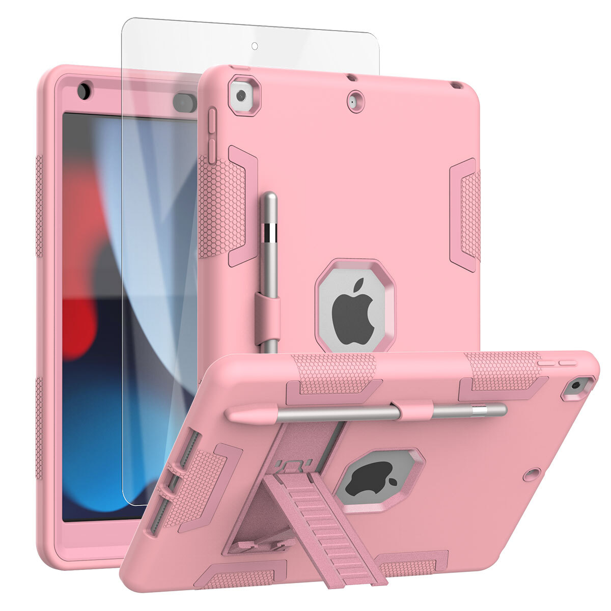 Case For iPad 9th 8th 7th Generation 10.2" Shockproof Heavy Duty Stand Cover
