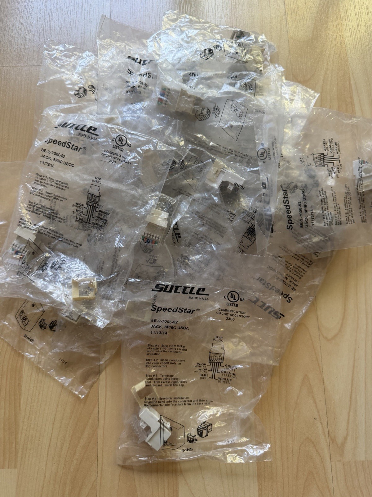 Suttle SpeedStar Se-2-7005-52 Jack 6p/6c 23 Pieces New￼