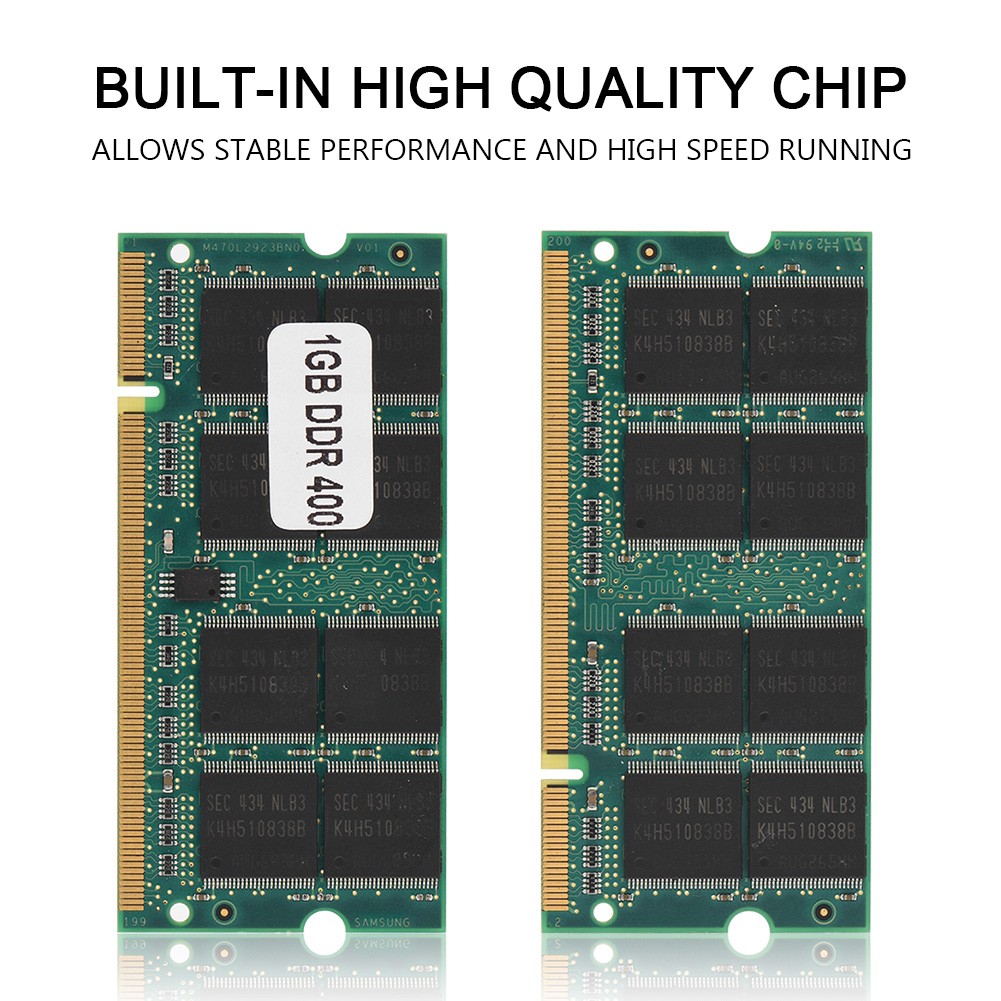 200Pin Mini High Quality DDR1 1GB 400MHz PC3200 Memory Ram Module Board For ZVLO