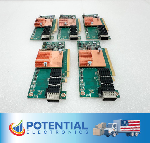LOT OF 5 J10548-021 Intel 100Gb/s RMN-100HFA016 Omni Path Host Fabric NO BKT 🚚