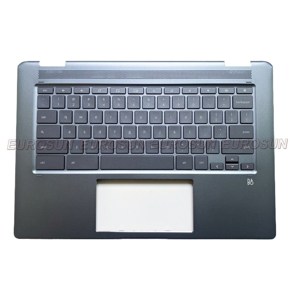 New For HP Chromebook X360 14-DA Palmrest US Backlight Keyboard Cover L36889-001