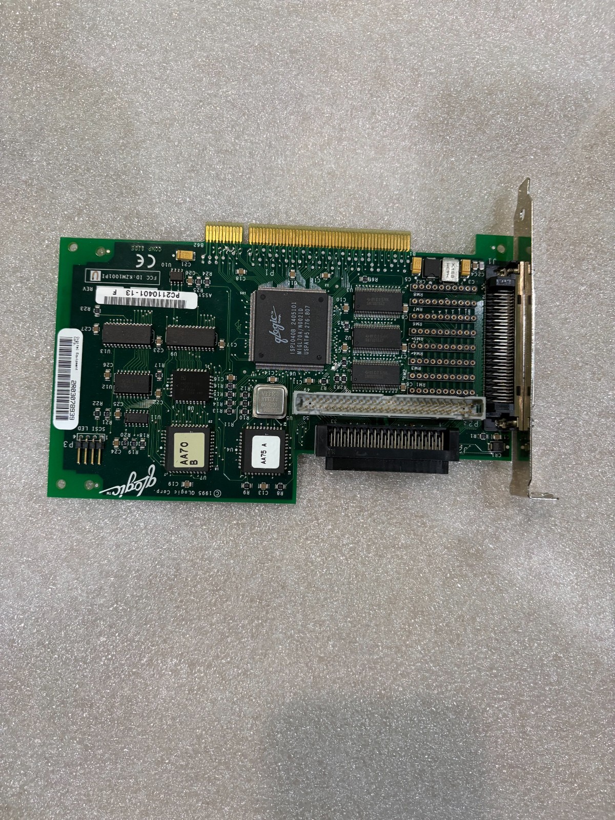 DEC Digital KZPBA-CY PCI Ultra Wide SCSI Card QLogic ISP1040B 401922-001