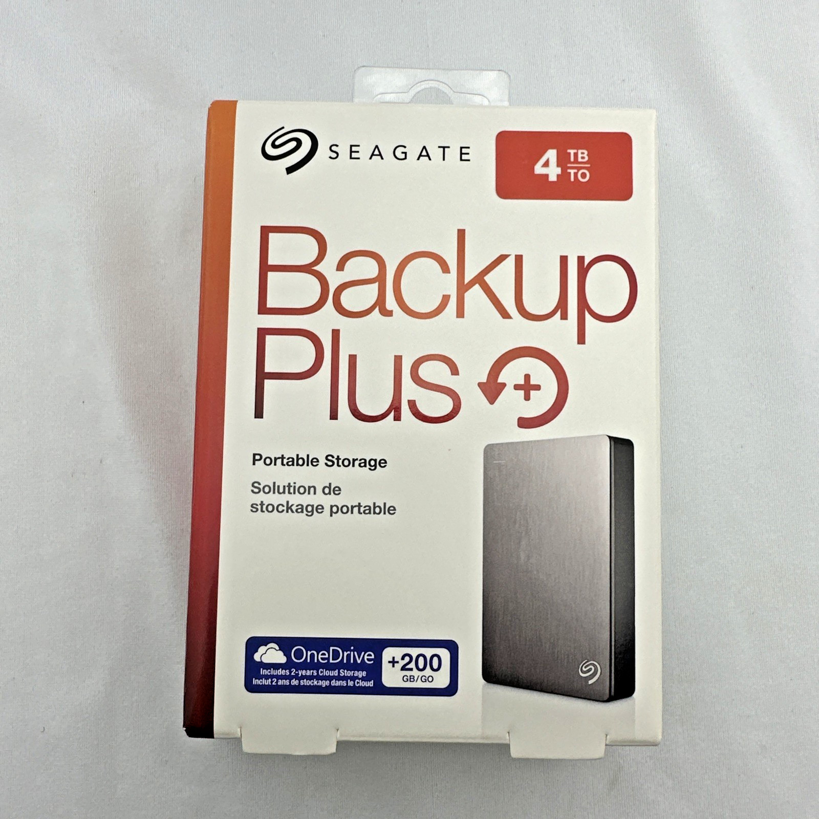 New Seagate STDR4000900 Backup Plus USB 3.0 4TB External Hard Drive Silver
