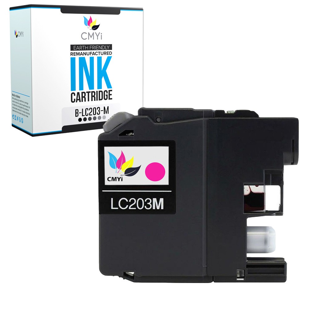 1-Pack Compatible LC203 Magenta Ink Cartridge fits Brother MFC J4320DW J4420DW