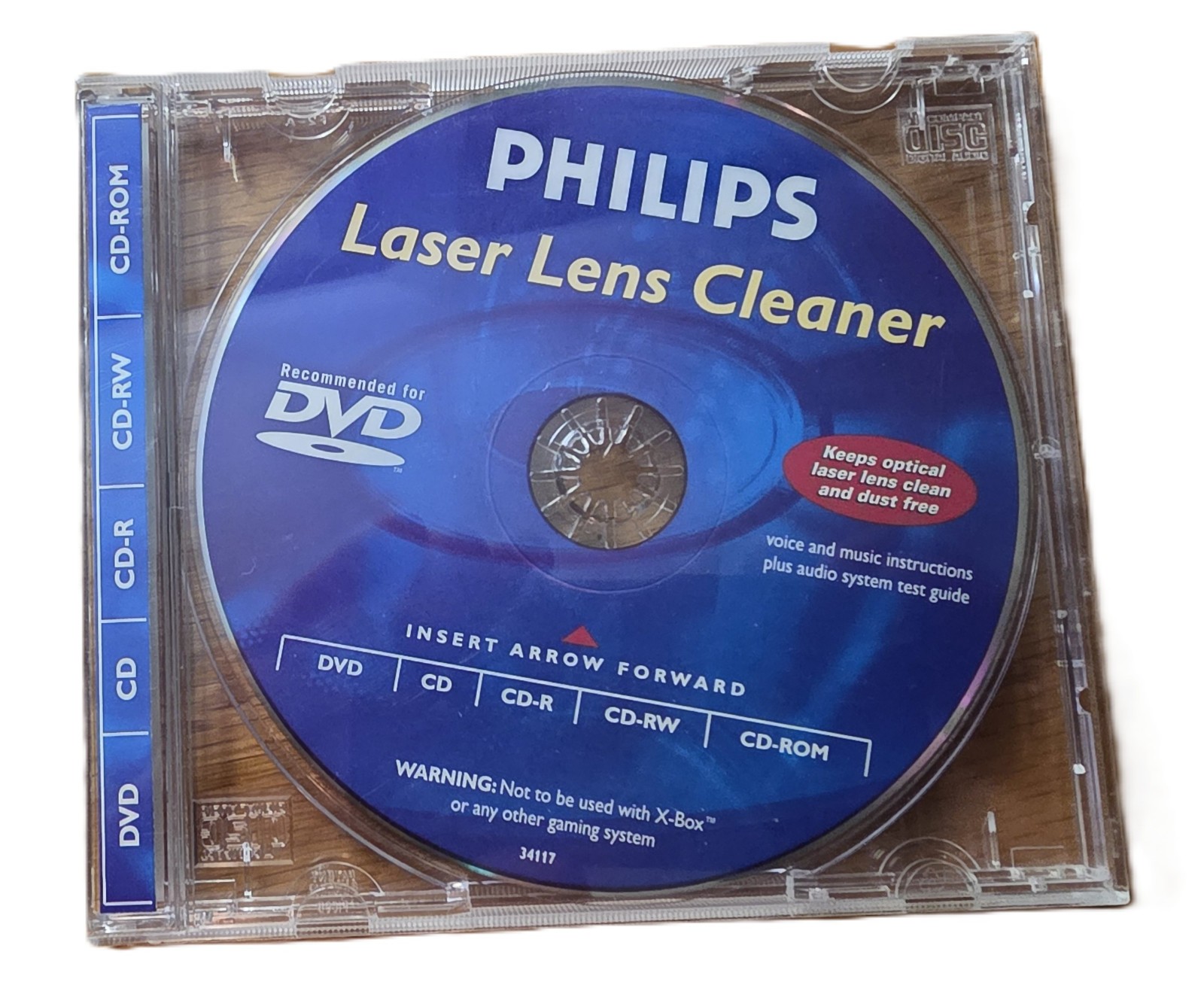 Philips Laser Lens Cleaner PC CD Rom Software