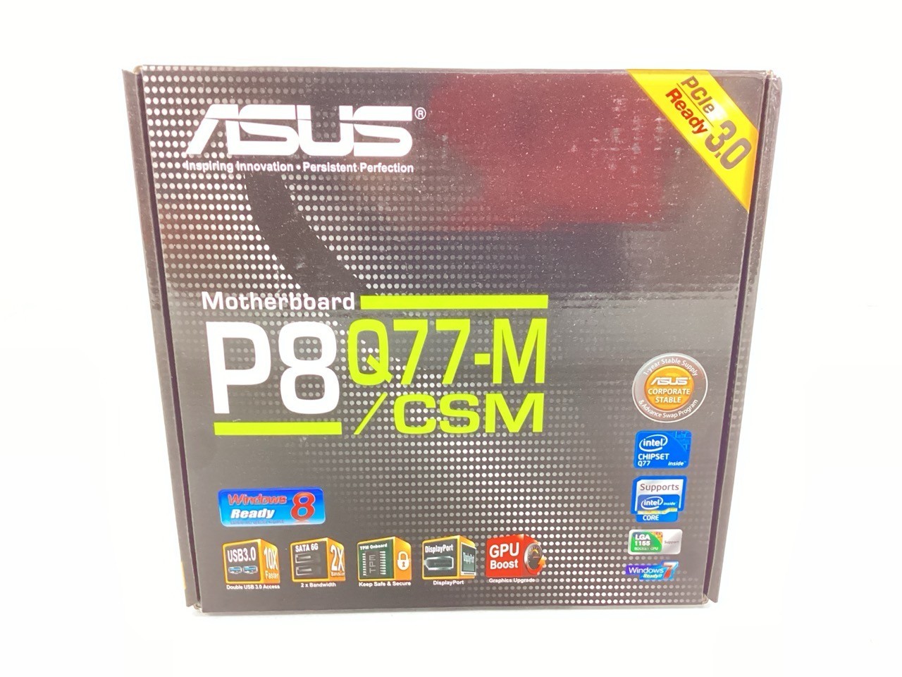Asus P8Q77-M/CSM Micro ATX Motherboard - DDR3 LGA 1155