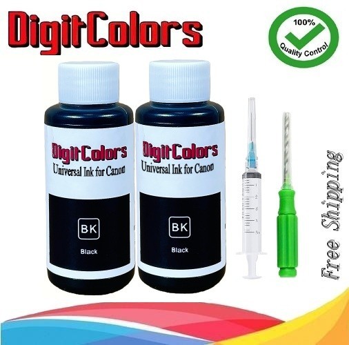 Canon PG 245 PG 245XL Premium Dye Ink Refill Kit Black Ink cartridge 2x100ml