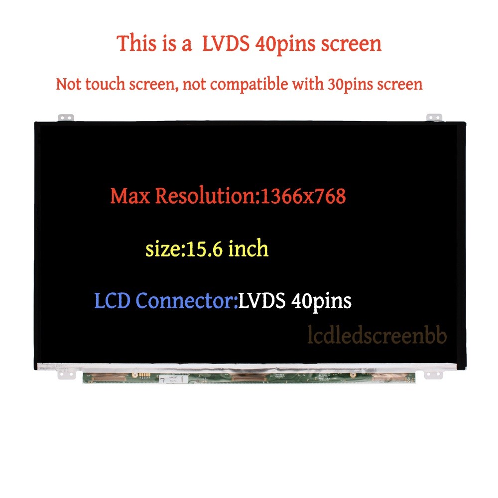 ASUS R554L R554LA LCD LED Screen for 15.6" WXGA HD Display (Non-Touch)