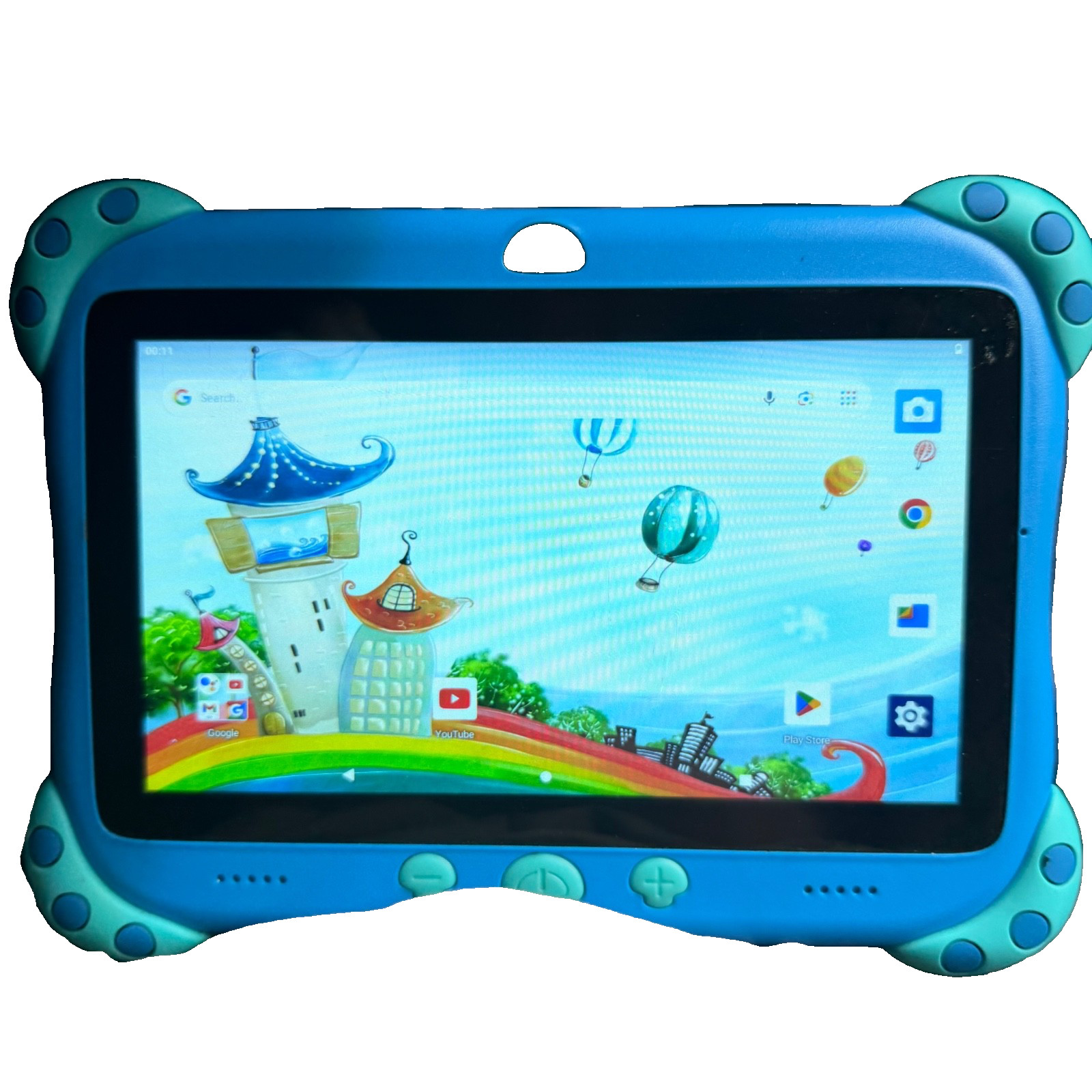 Kids Android Tablet 7in Blue Bumper 