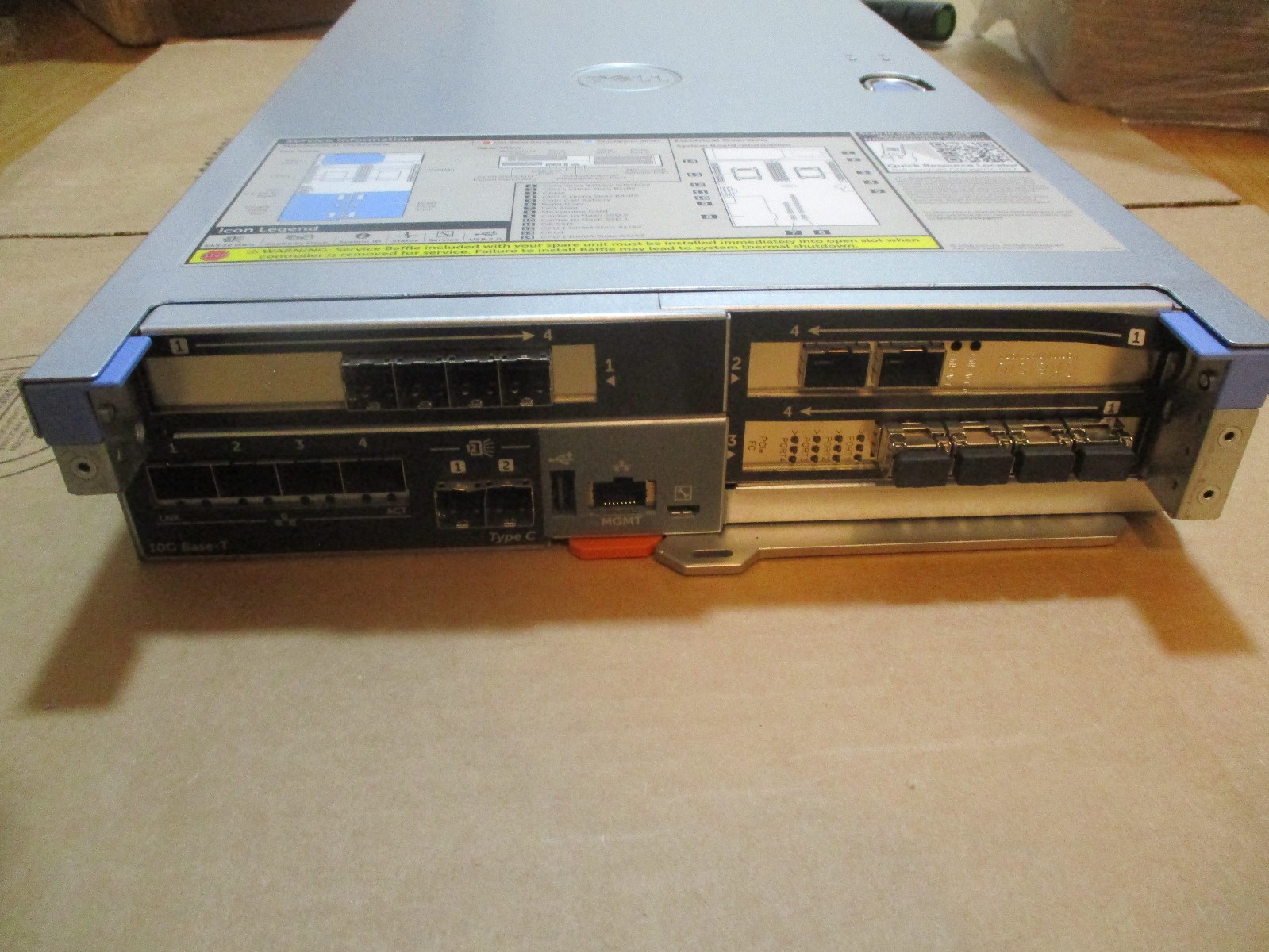 DelL  emc Compellent  SC7020  020YFN controller 2 x E5-2628 v3  128GB   E18M001