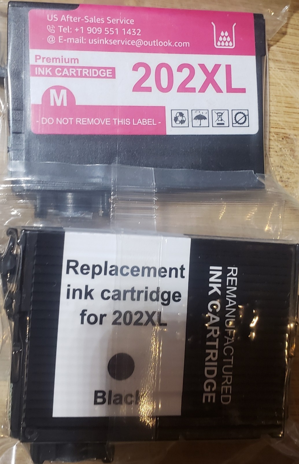202XL Fits Epson T202XL Ink Cartridges for Epson Workforce WF-2860 Printer BM