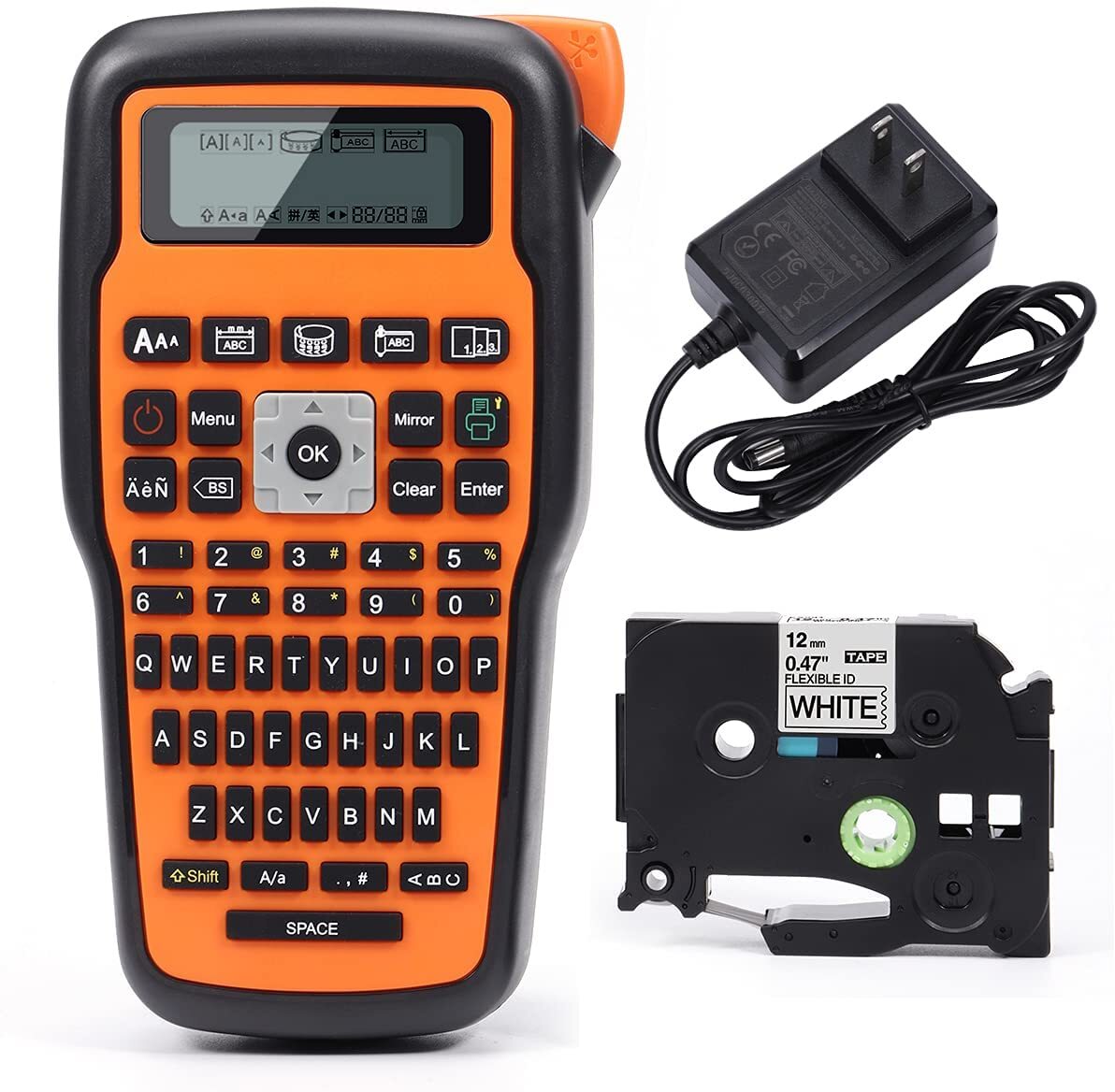 Brother P-Touch Industrial Label Maker Printer E1000 for TZe-231 TZ231 12mm LOT