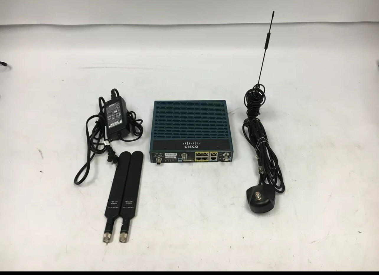 Cisco 819 4G LTE 2.0 Machine-to-Machine Integrated Service Router C819G-4G-NA-K9