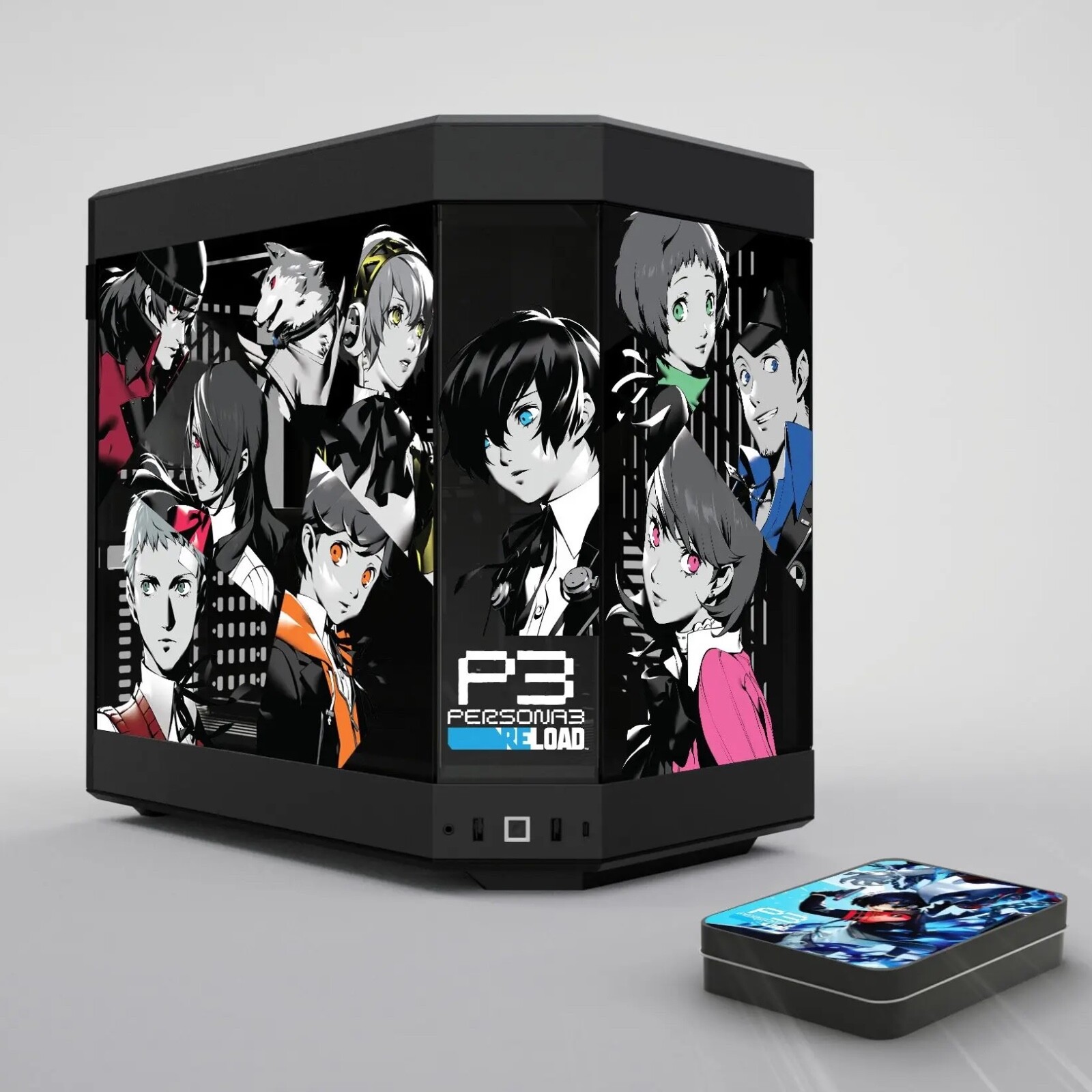 HYTE Y60 Persona 3 Reload Mid-Tower ATX Gaming PC Desktop Case + Metal Card Tin