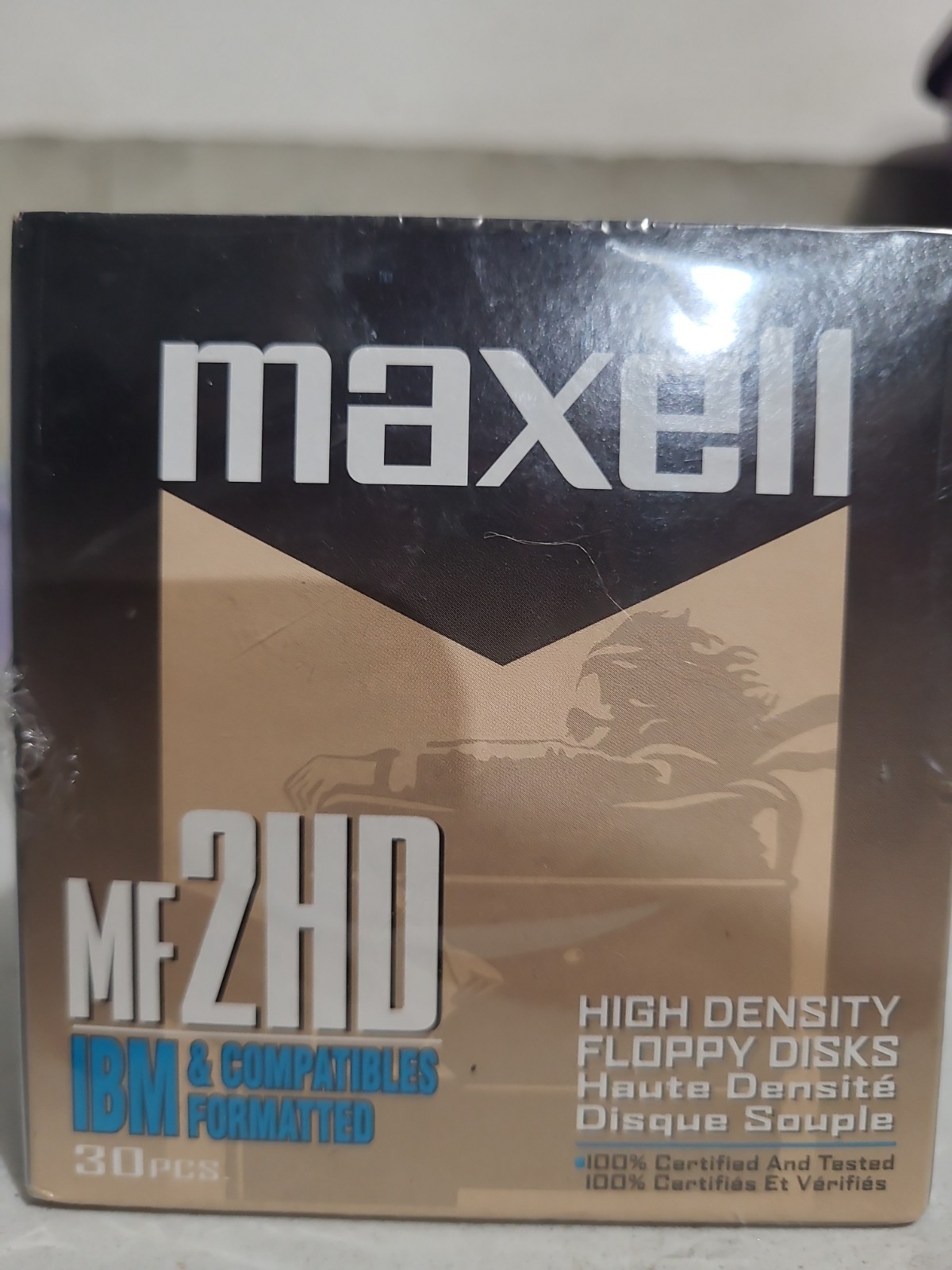 Maxell 30 Pack MF2HD IBM PC DOS Formatted Floppy Disks NEW SEALED