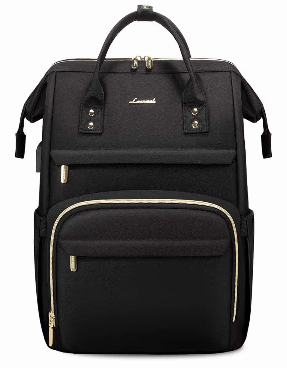 Laptop Backpack - 18" Professional Women's Purse Computer Bag with USB Port