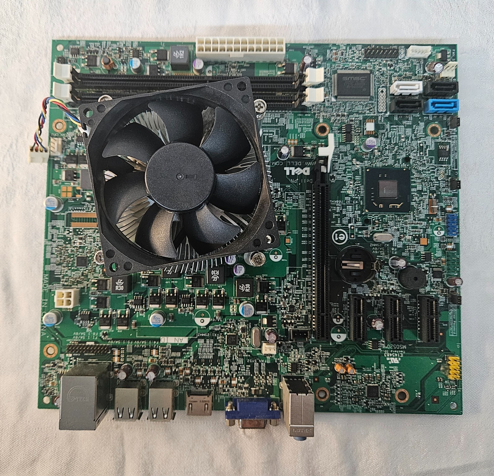 DELL Optiplex 390 MOTHERBOARD w i5-2120 3.1Ghz Proc NO RAM & NO CMOS Working
