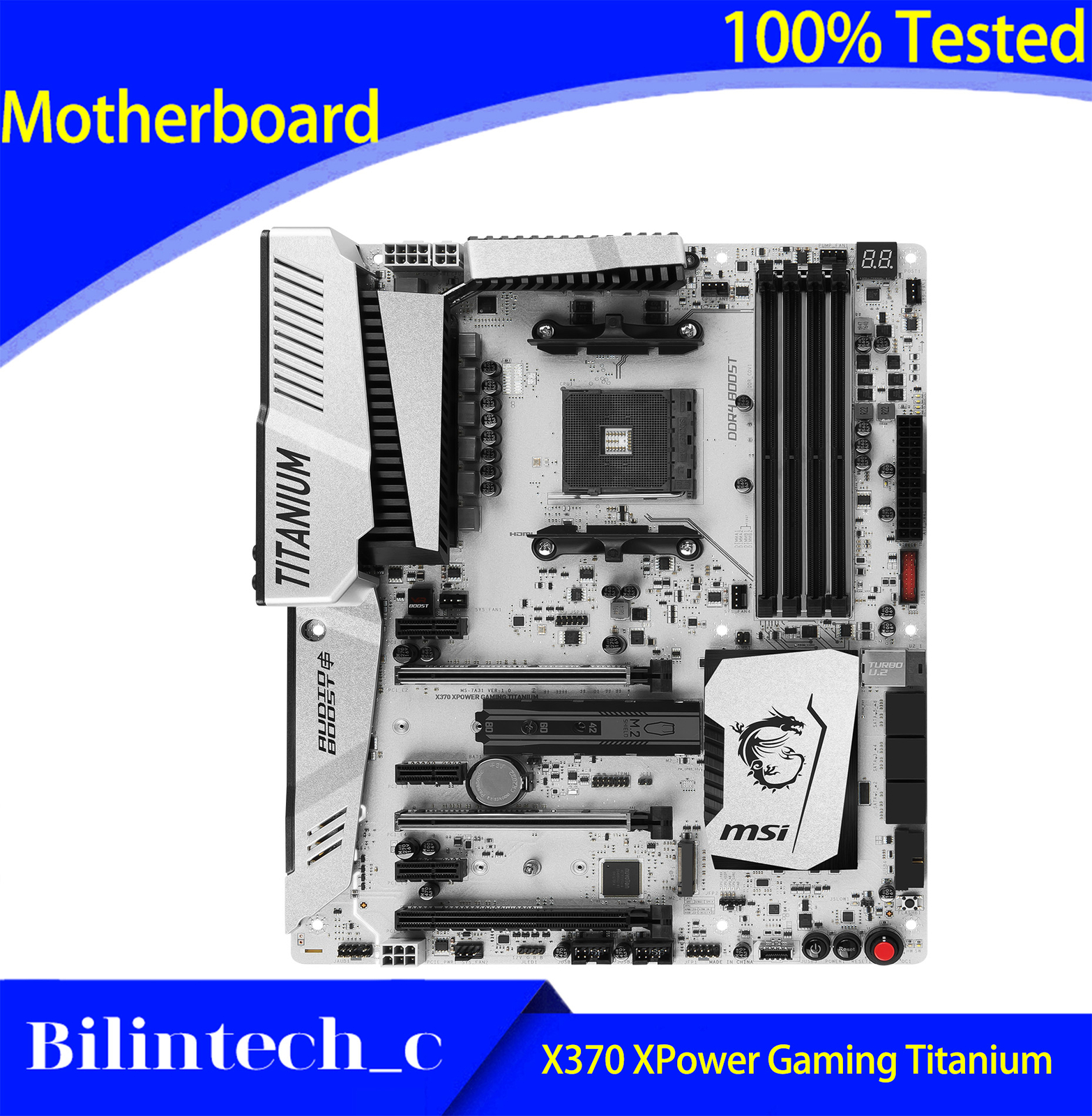 FOR MSI X370 XPOWER GAMING TITANIUM AMD AM4 Motherboard DDR4 64GB