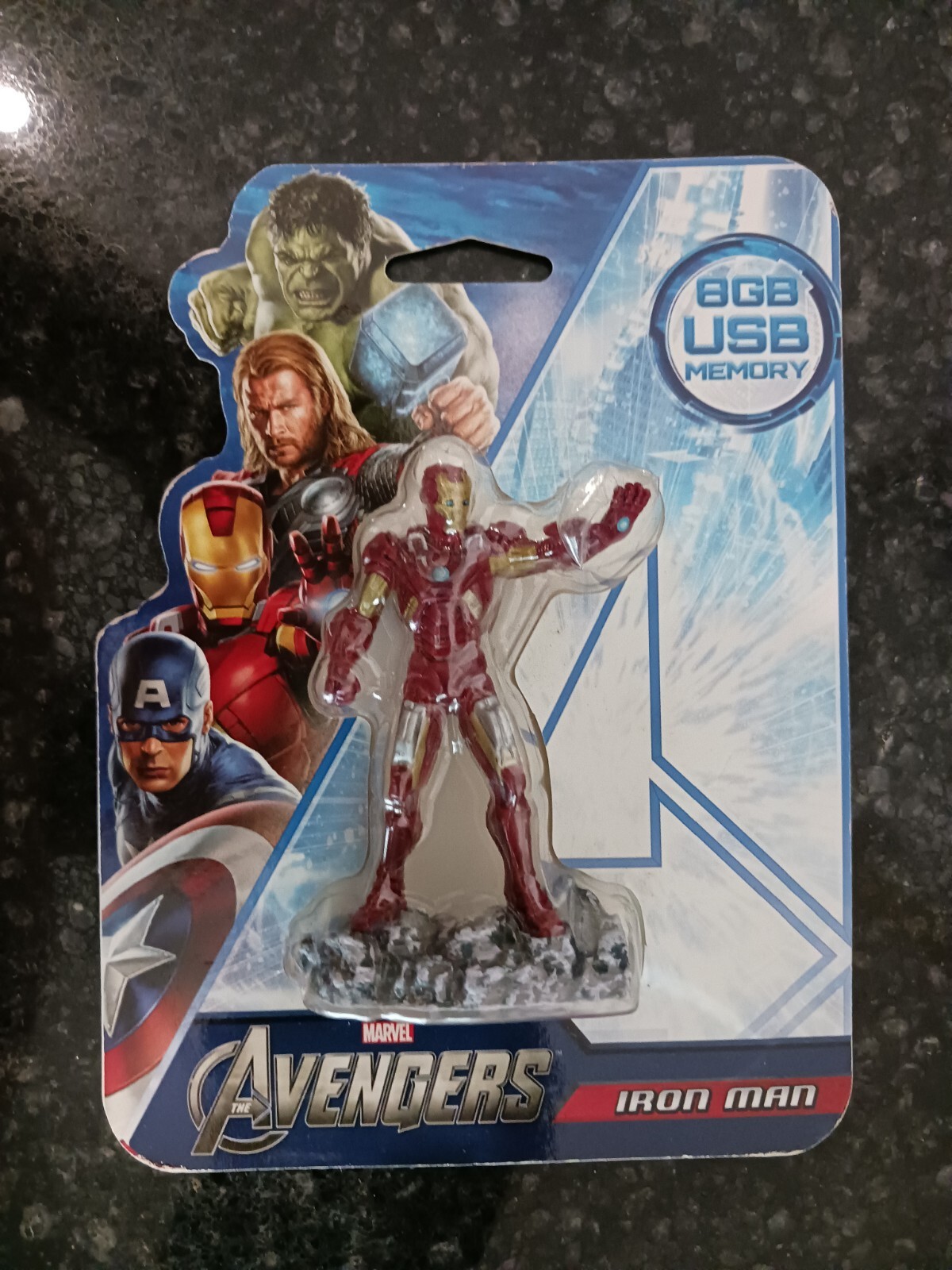 NEW SEALED IRON MAN 2012 Dane-Elec Marvel Avengers 8GB USB MEMORY FLASH DRIVE