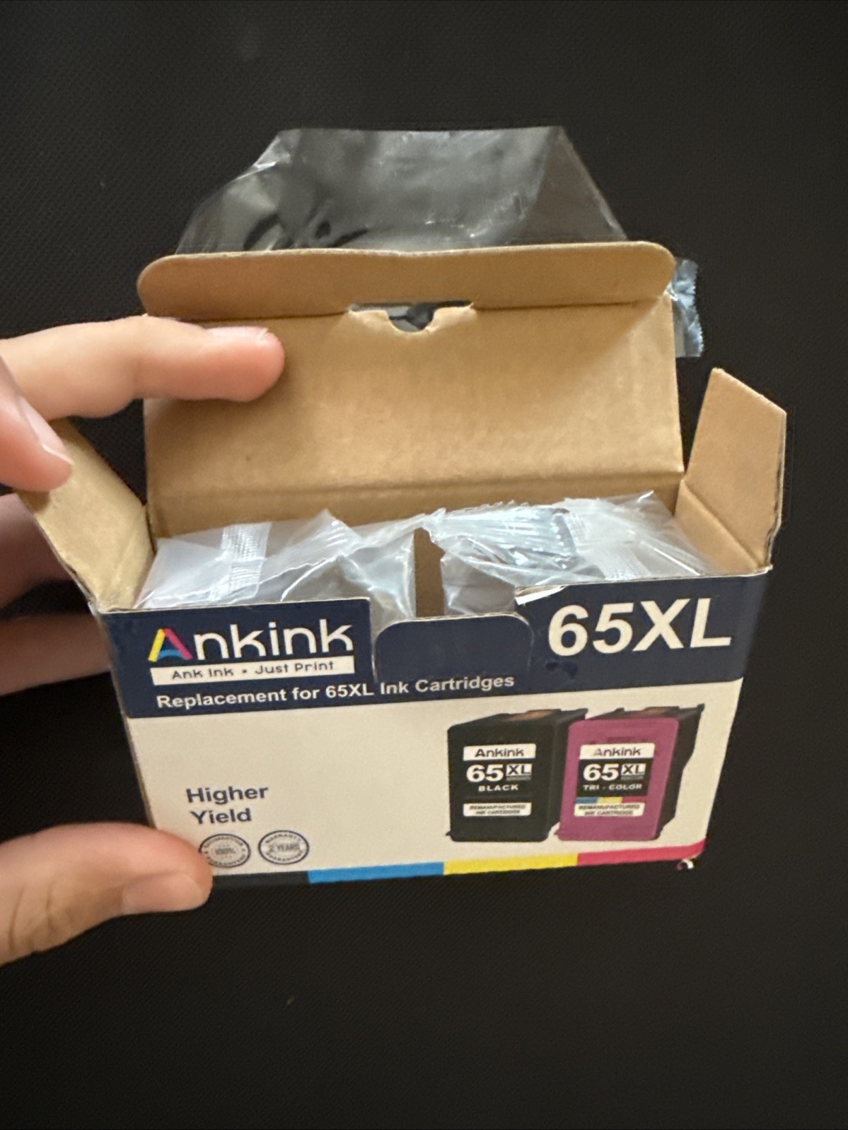 Ankink Higher Yield 61XL Ink Cartridge Color Compatible Combo Pack