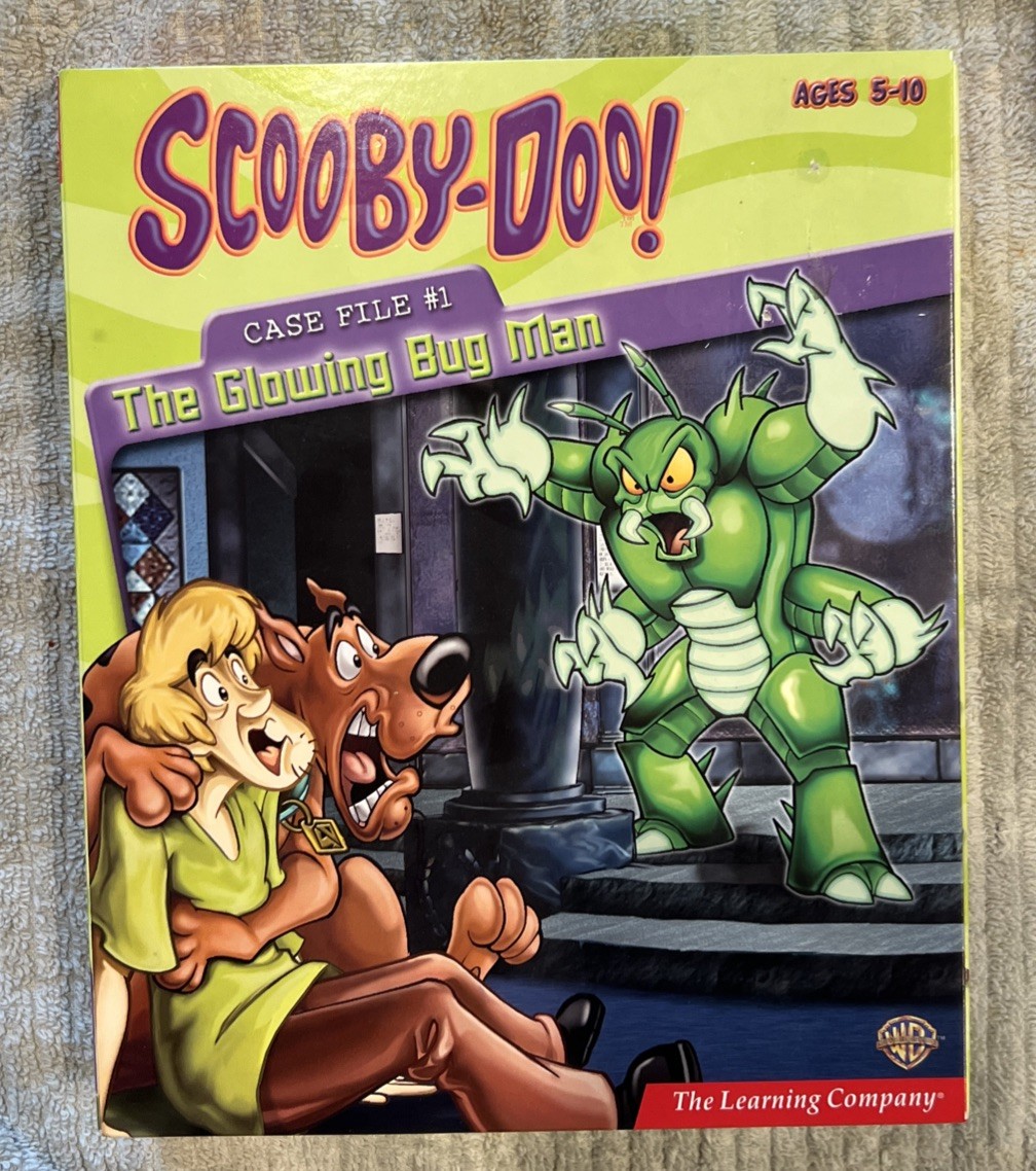 Scooby-Doo Glowing Bug Man, CD-ROM, Windows 95/98/XP/2000, 2002, big box