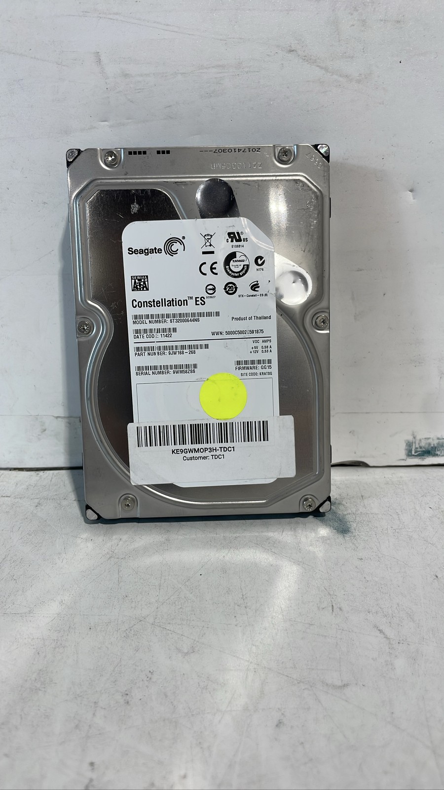 Seagate ST32000644NS Constellation ES 2TB 7200RPM SATA 3Gb/s HDD