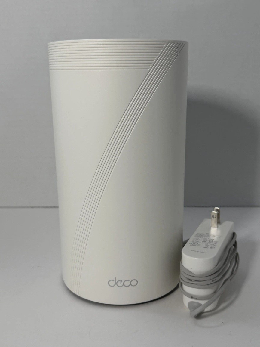 TP-Link Deco BE16000 Wi-Fi 7 Quad-Band Multi-Gig Mesh Router System - White w/PA