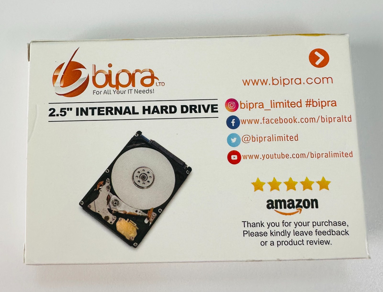 Bipra 320GB 2.5" Internal 5400RPM SATA HDD