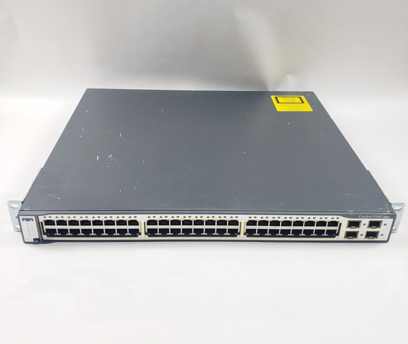 Cisco Catalyst 3750G WS-C3750G-48TS-S V04 48-Port PoE+ Network Switch